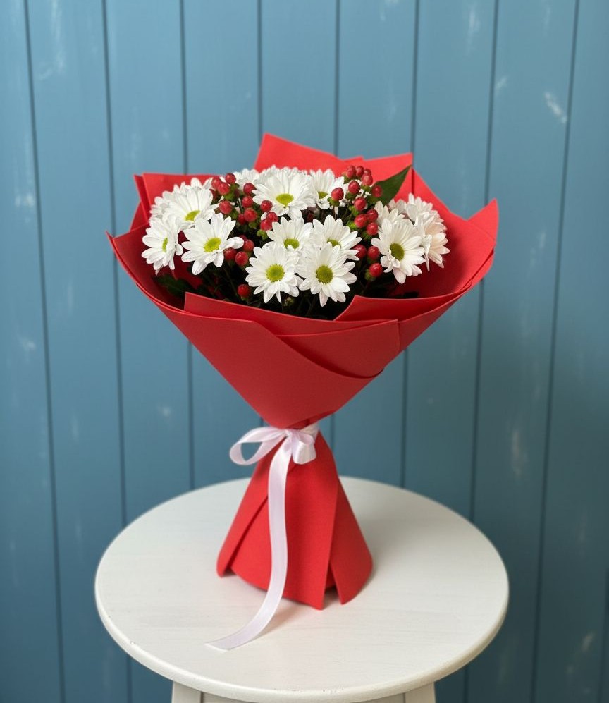 Букет цветов из: Хризантемы в Владимировке