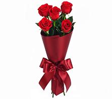 Букет 5 Красных роз Эдлесс Лав в Владимировке