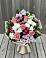 Букет цветов из: Альстромерии, Гвоздики, Розы и Хризантемы в Владимировке