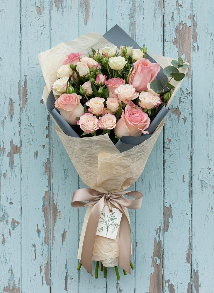 Букет цветов из: Розы в Владимировке