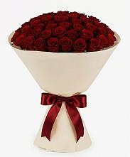 Букет 101 Бордовая роза Блэк Бакарра в Владимировке