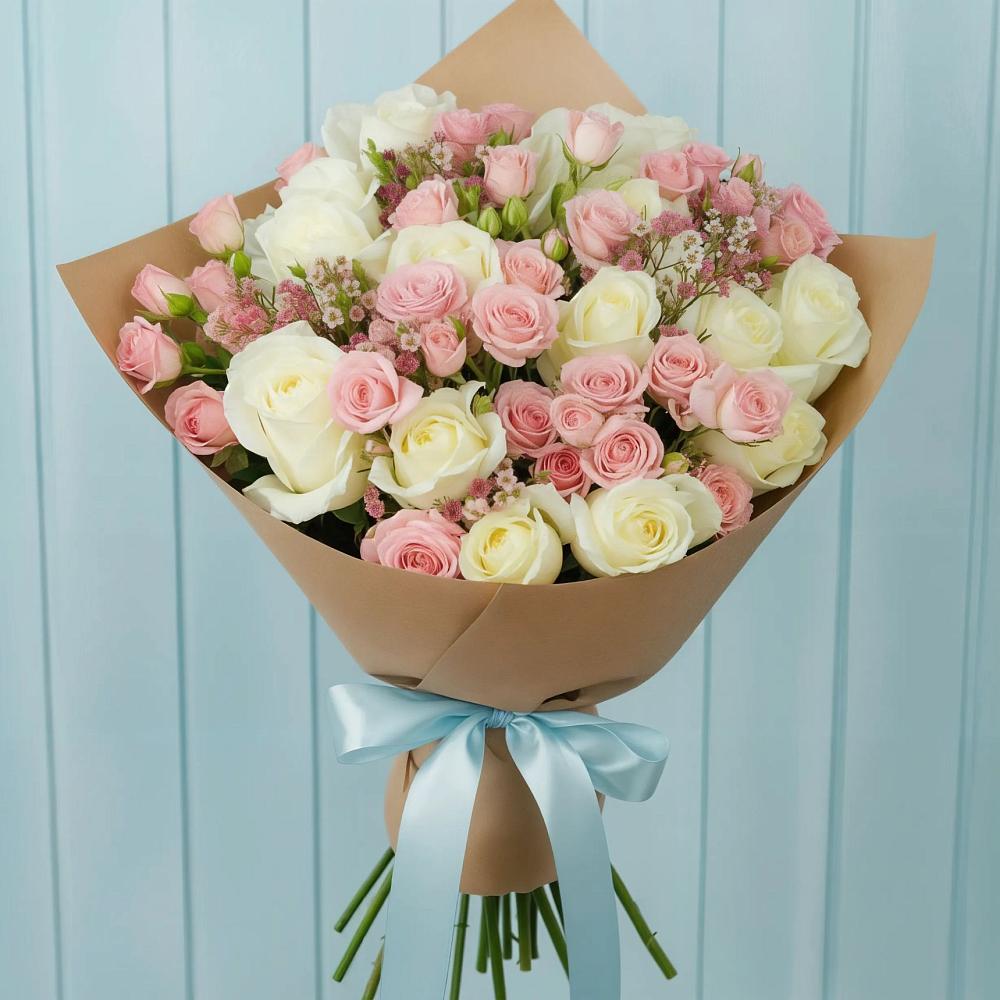 Букет цветов из: Розы в Владимировке