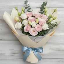 Букет цветов из:  Лизиантусы в Владимировке