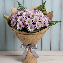 Букет цветов из:  Хризантемы #REPLACE_PRED# Владимировке