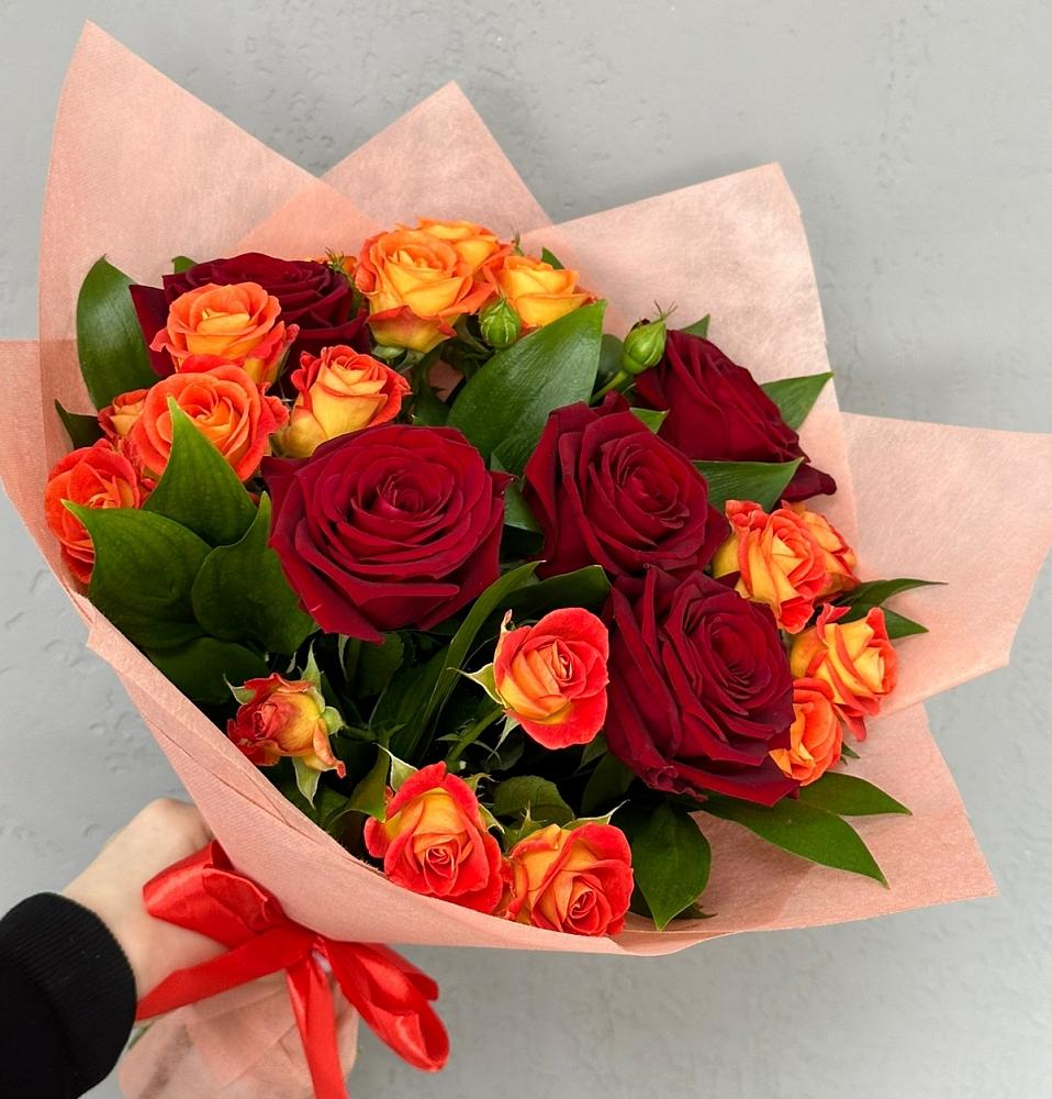 Букет Любовь и восторг в Владимировке