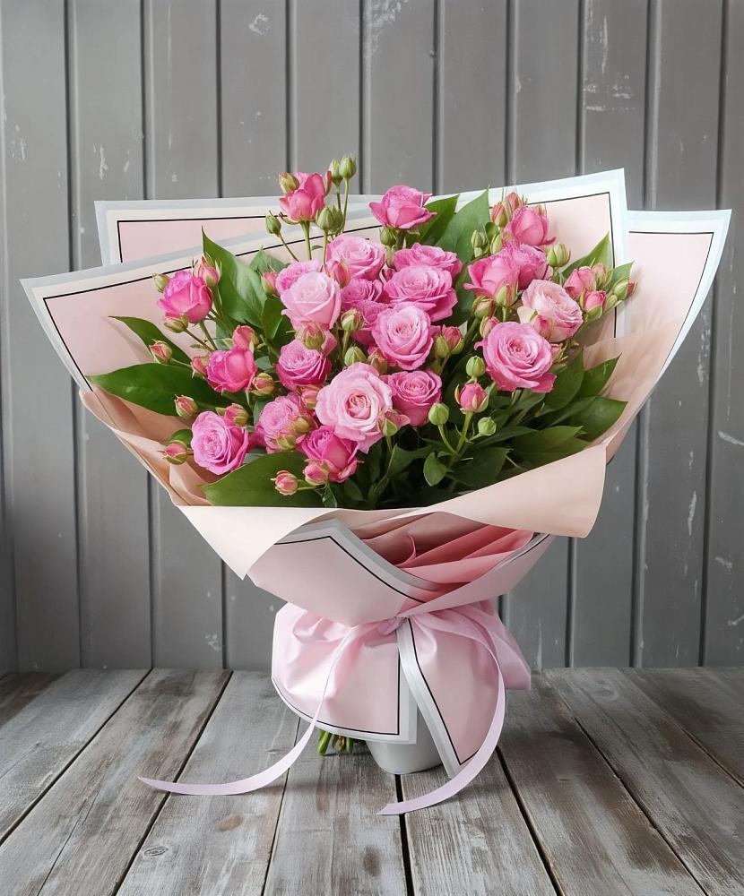 Букет Розовый кустик в Владимировке