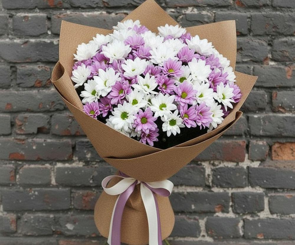 Букет цветов из: Хризантемы в Владимировке