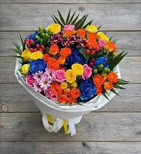 Букет цветов из:  Розы и Хризантемы в Владимировке