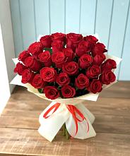 Букет 29 Красных роз в Владимировке