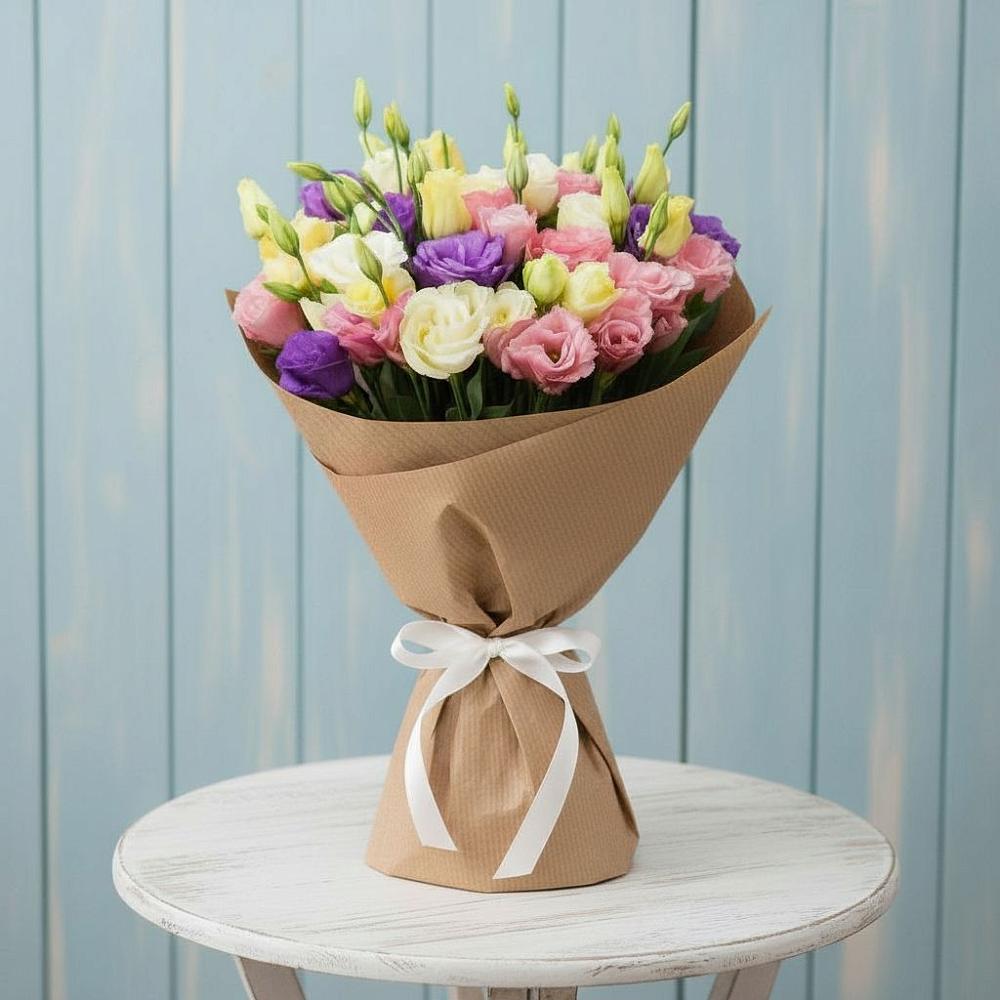 Букет цветов из: Лизиантусы в Владимировке