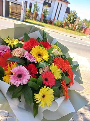 Букет цветов из: Герберы в Владимировке