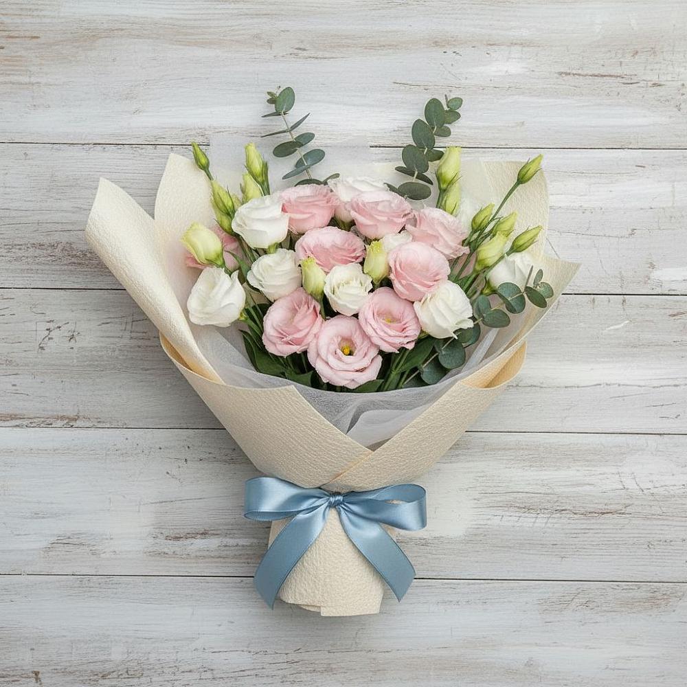 Букет цветов из: Лизиантусы в Владимировке